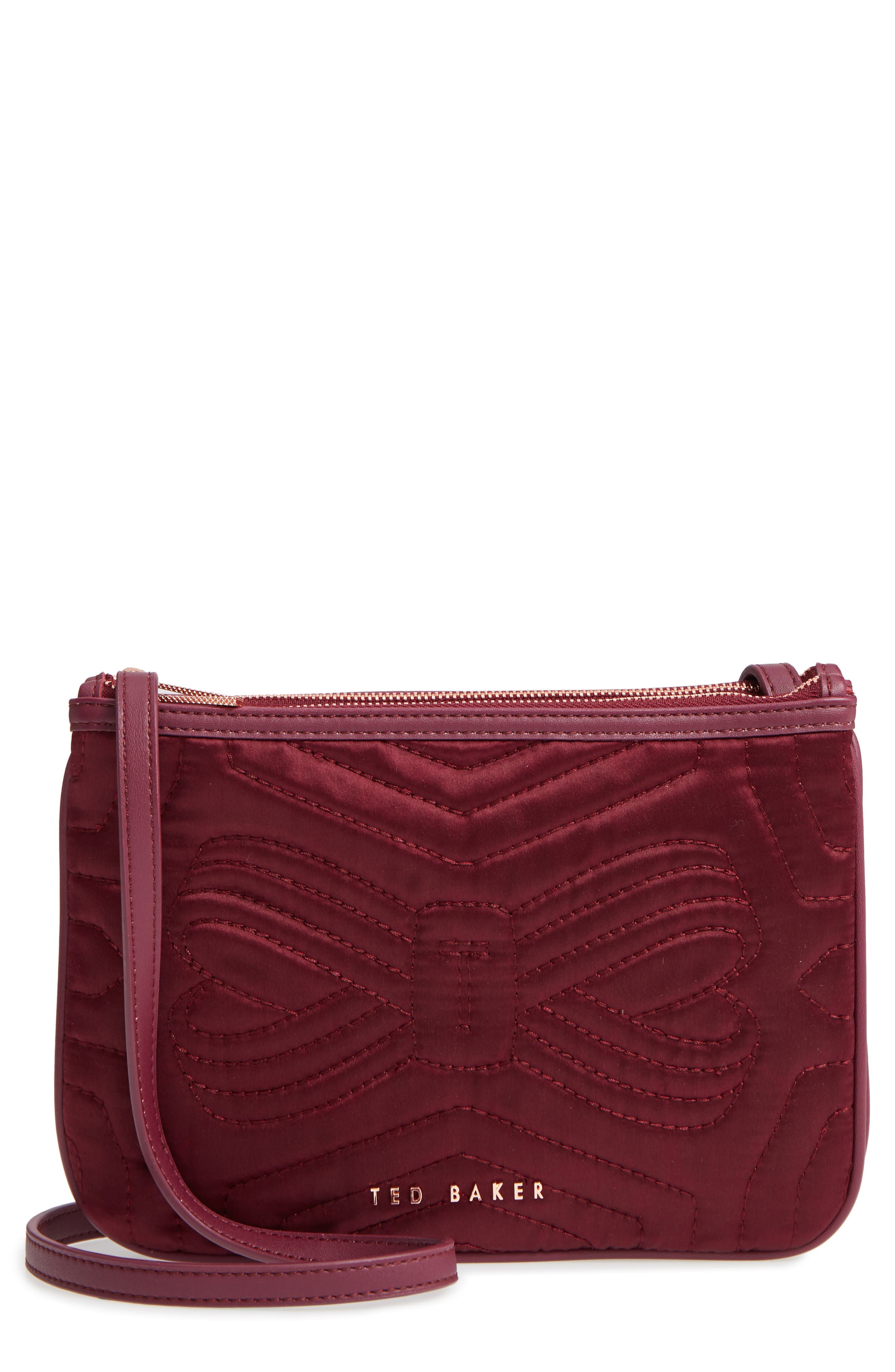 ted baker quilted bow crossbody bag