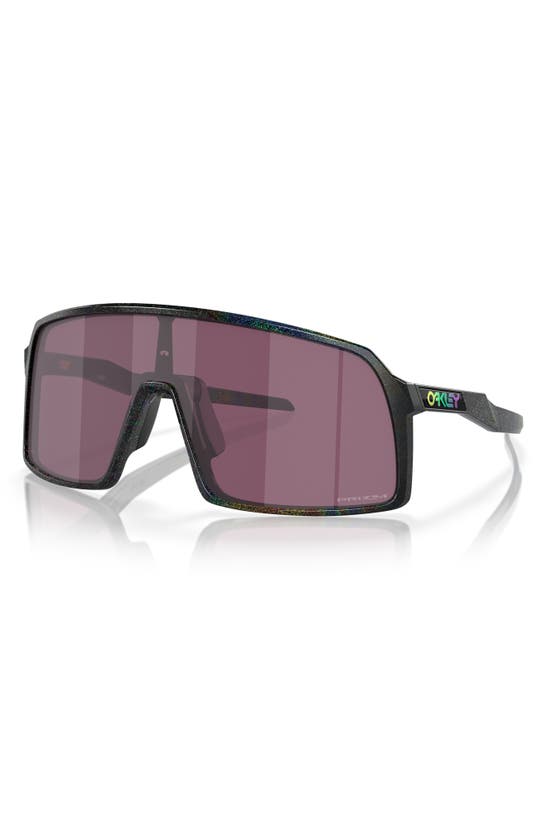 Shop Oakley Sutro 60mm Prizm™ Rectangular Shield Sunglasses In Matte Black