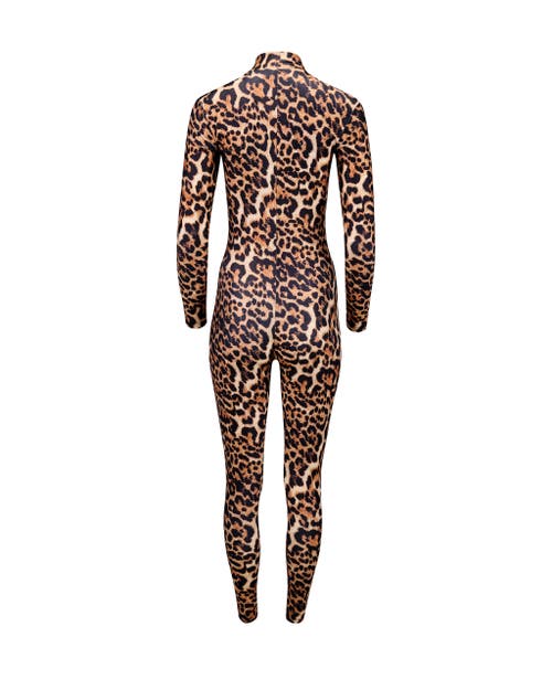 Shop Adore Me Leopard Bodysuit In Brown