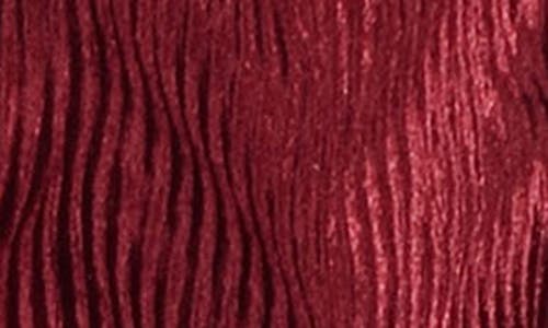 Iris & Ivy Kids' Stretch Velvet Jumpsuit In Wine