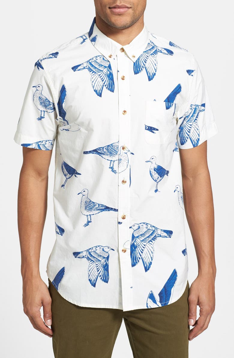 Obey 'Seagull Port' Short Sleeve Print Shirt | Nordstrom