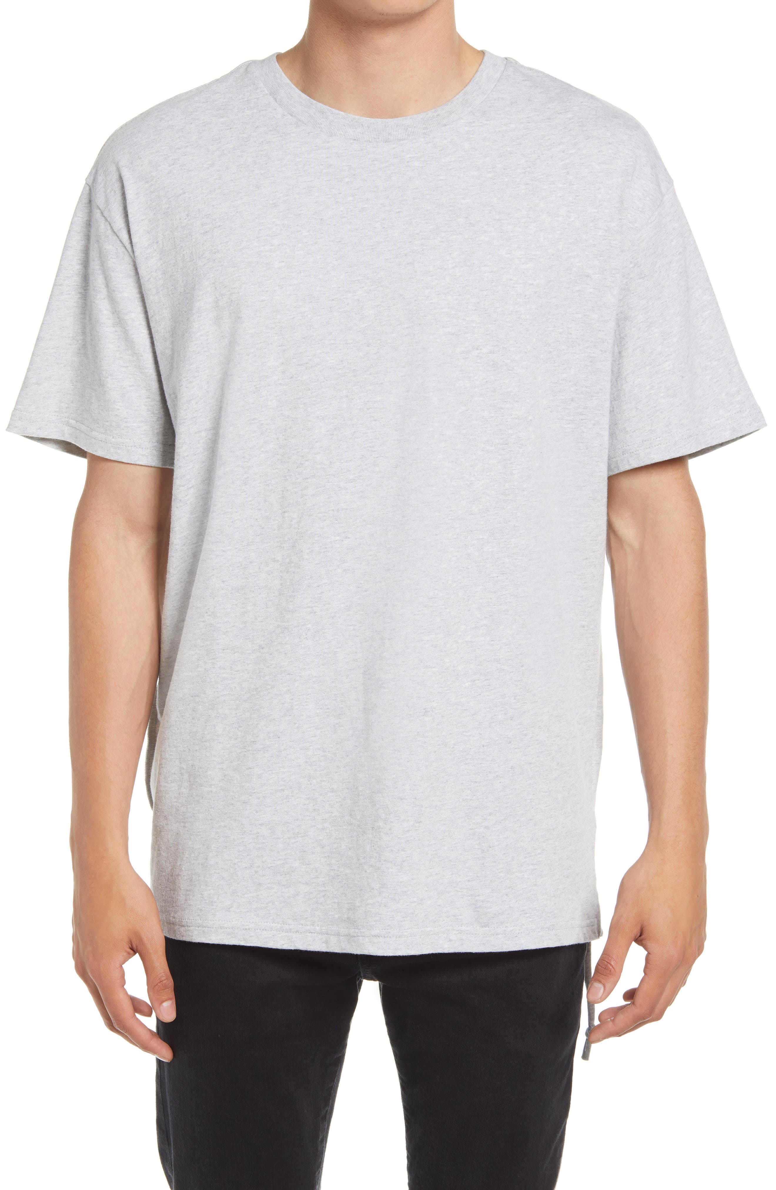 Ksubi Kross Biggie Marled T-Shirt in Light Grey at Nordstrom, Size Small