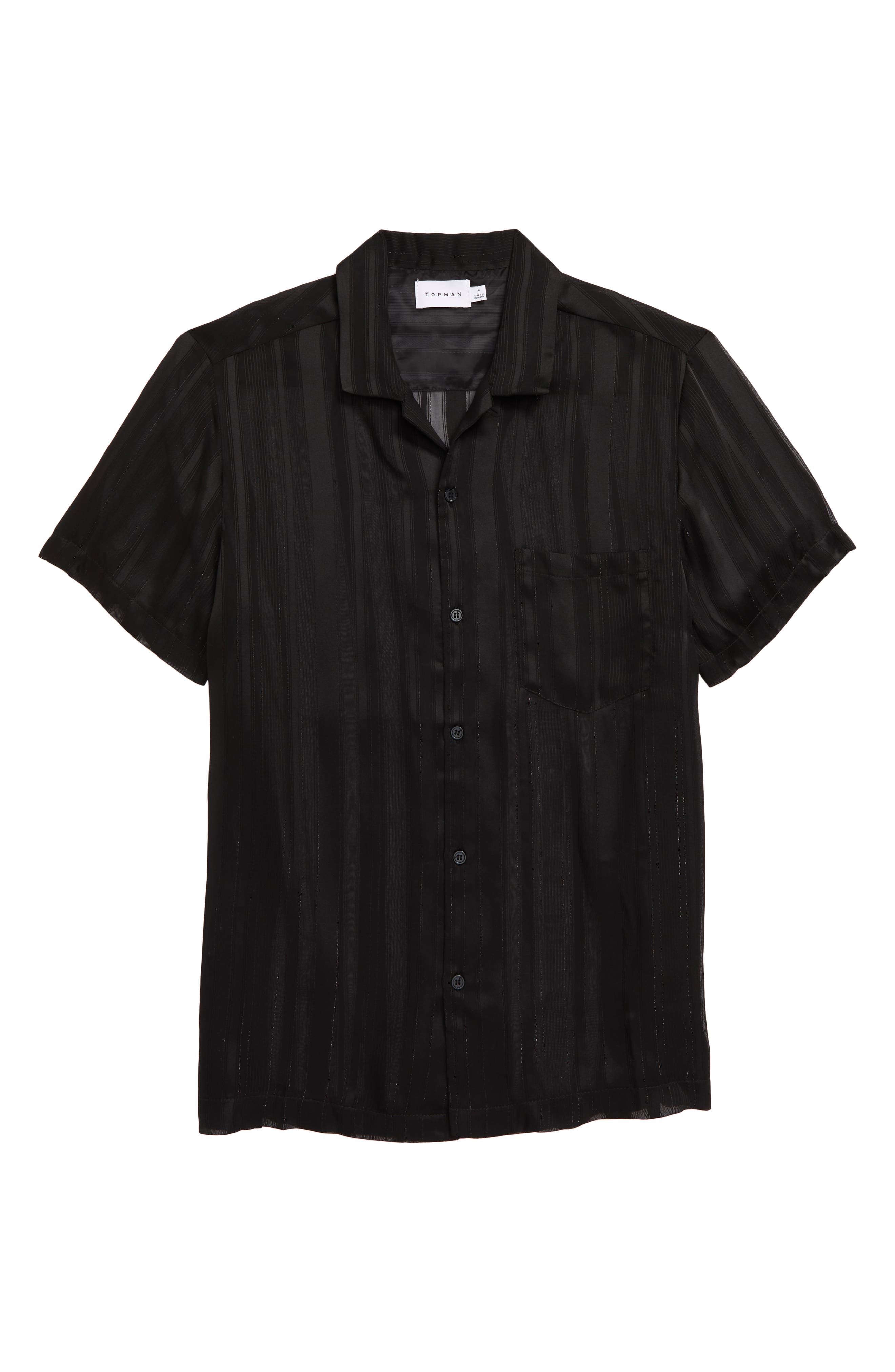 black button up shirt
