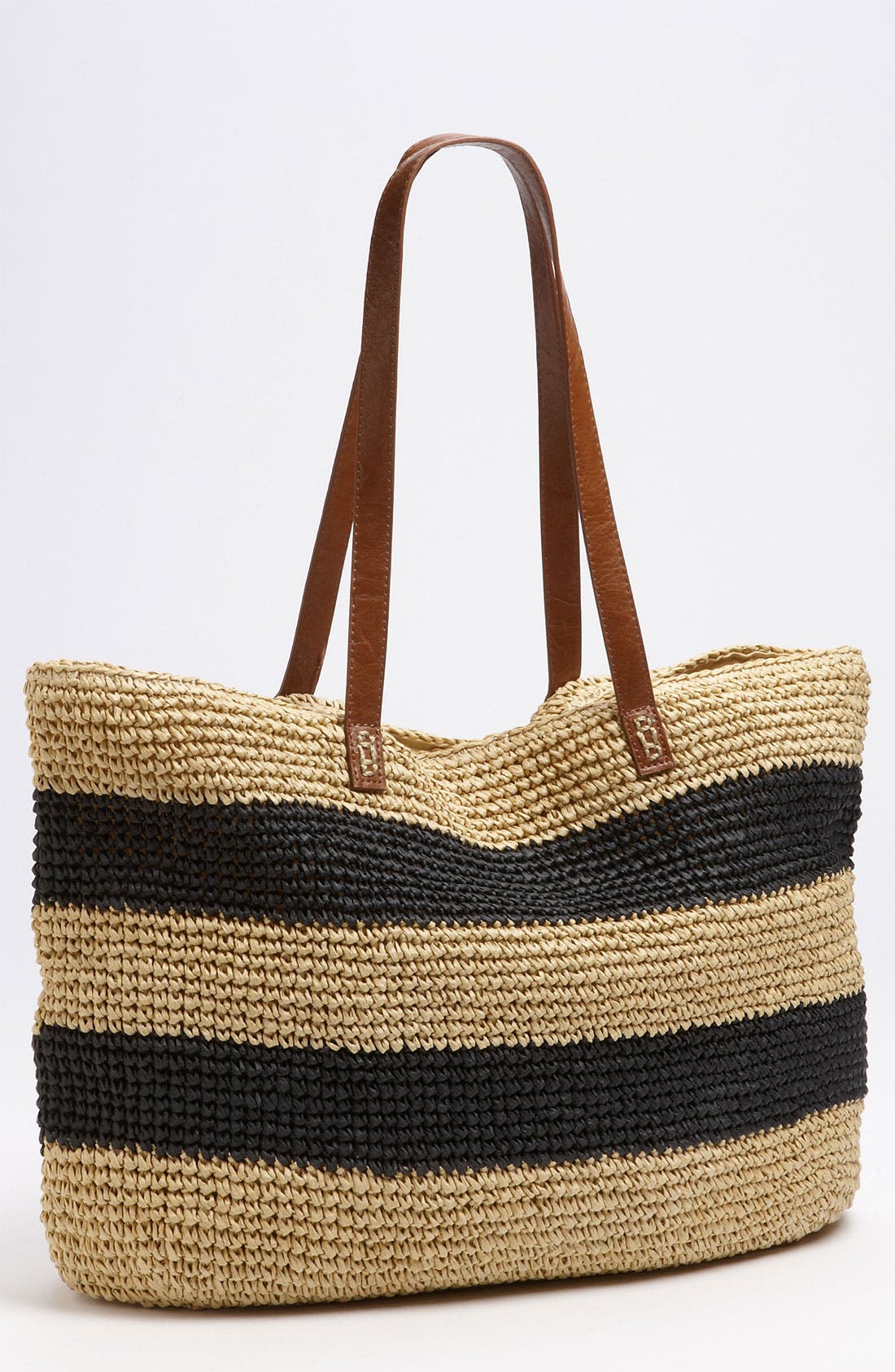 Straw Studios Stripe Straw Tote Nordstrom