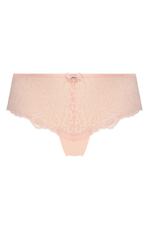 Shop Hunkemoller Hunkemöller Marine Brazilian Briefs In Pearl Blush