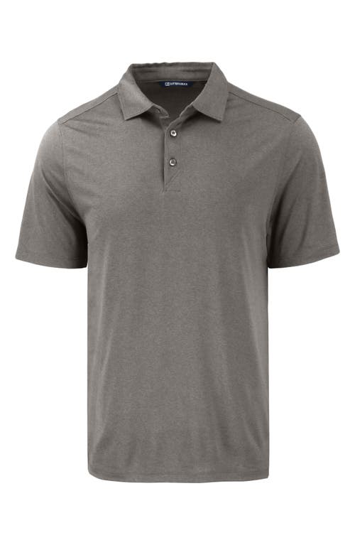 Shop Cutter & Buck Comfort Performance Jersey Polo In Elemental Grey