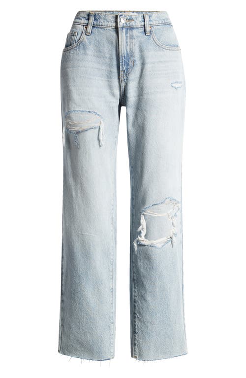 '90s Ripped Straight Leg Jeans in Kennedy