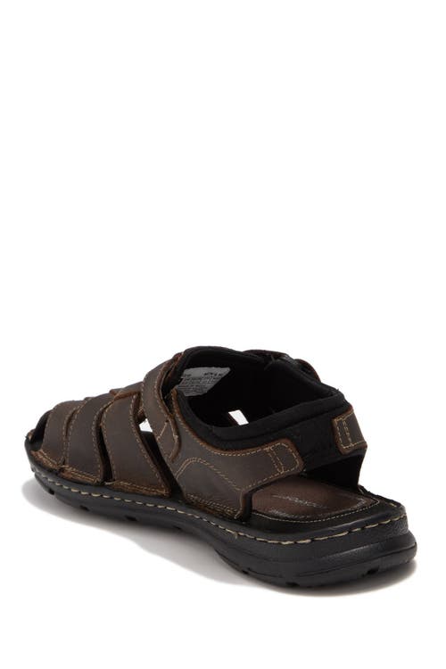 ROCKPORT ROCKPORT DARWYN FISHERMAN LEATHER SANDAL 