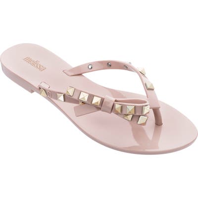 Melissa Harmonic Studs Flip Flop, Pink
