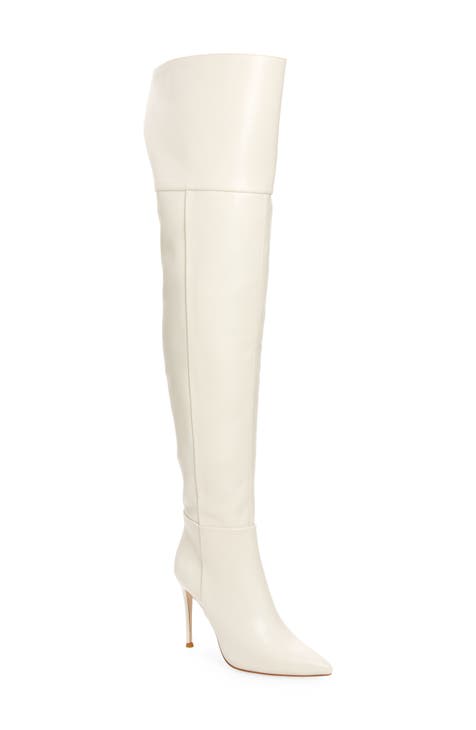 Ivory Over-the-Knee Boots for Women | Nordstrom