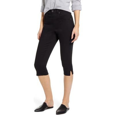 Hue Ultrasoft High Waist Capri Denim Leggings, Black