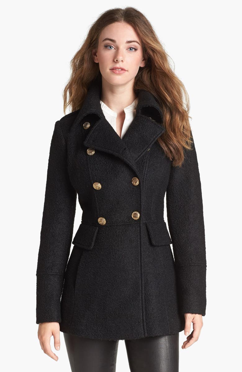 GUESS Double Breasted Peacoat (Online Only) | Nordstrom