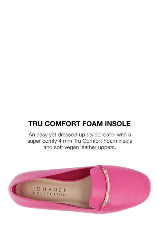 Shop Journee Collection Tru Comfort Foam Wrenn Flat In Fuchsia