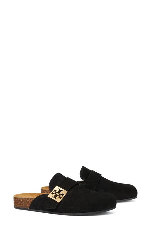 Tory Burch Mellow Mule In Perfect Black/gold