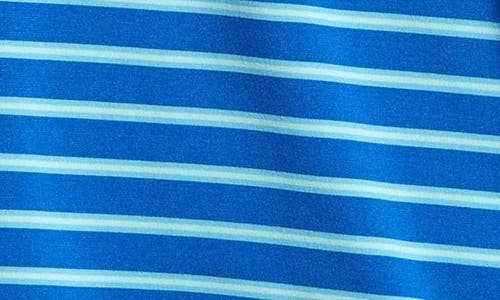 Shop Psycho Bunny Kids' Willis Sport Stripe Polo In Electric Blue