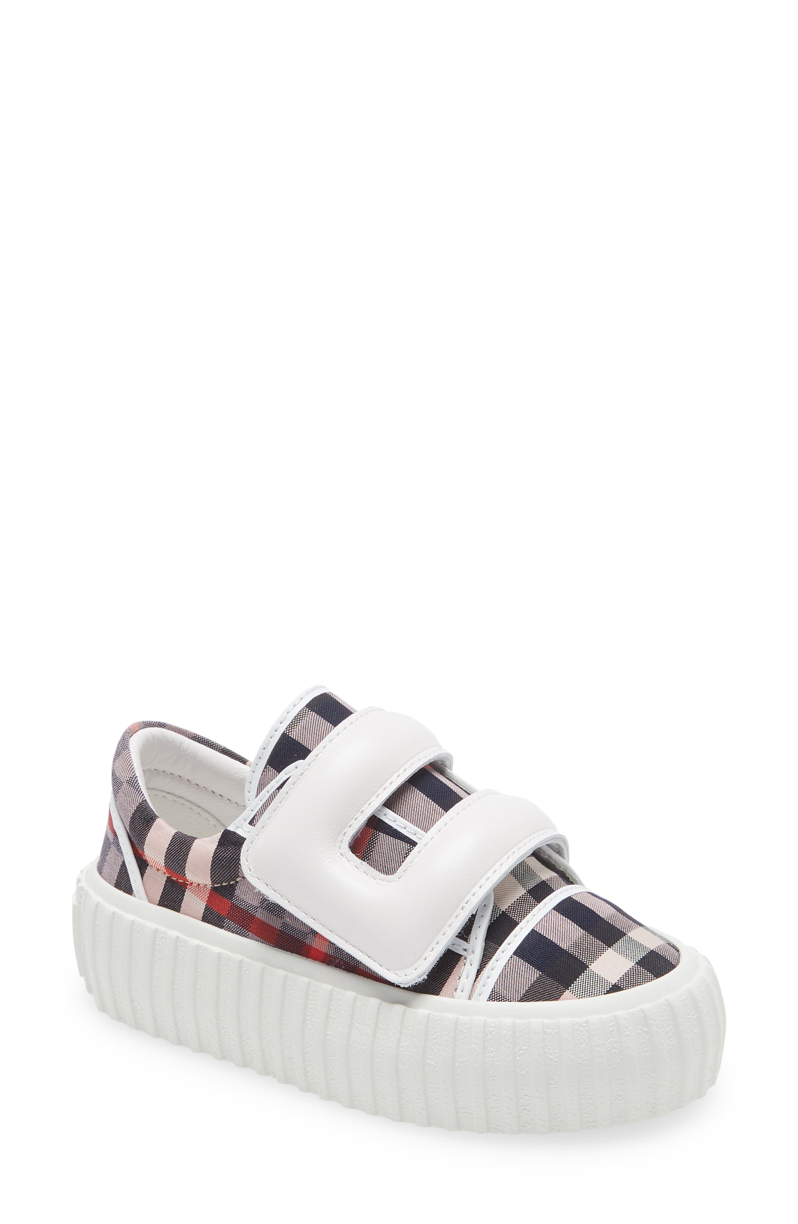 Burberry Mark Check Sneaker in Pale Rose Ip Check at Nordstrom, Size 8Us