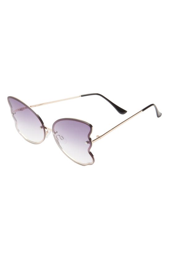 Shop Bp. 55mm Gradient Butterfly Sunglasses In Goldurple