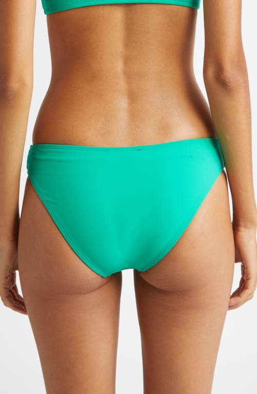 Shop Ulla Johnson Dani Bikini Bottoms In Emerald