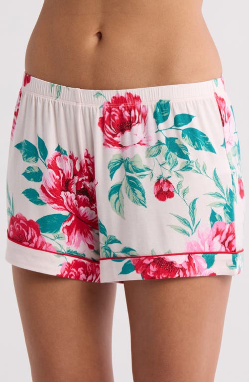 Shop Nordstrom Moonlight Eco Short Pajamas In Pink Peony In Bloom