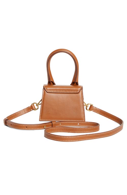 Shop Jacquemus Le Chiquito Homme Satchel In Light Brown 2 811