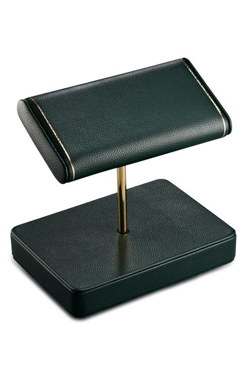 British Racing Double Watch Stand in Green /Gold