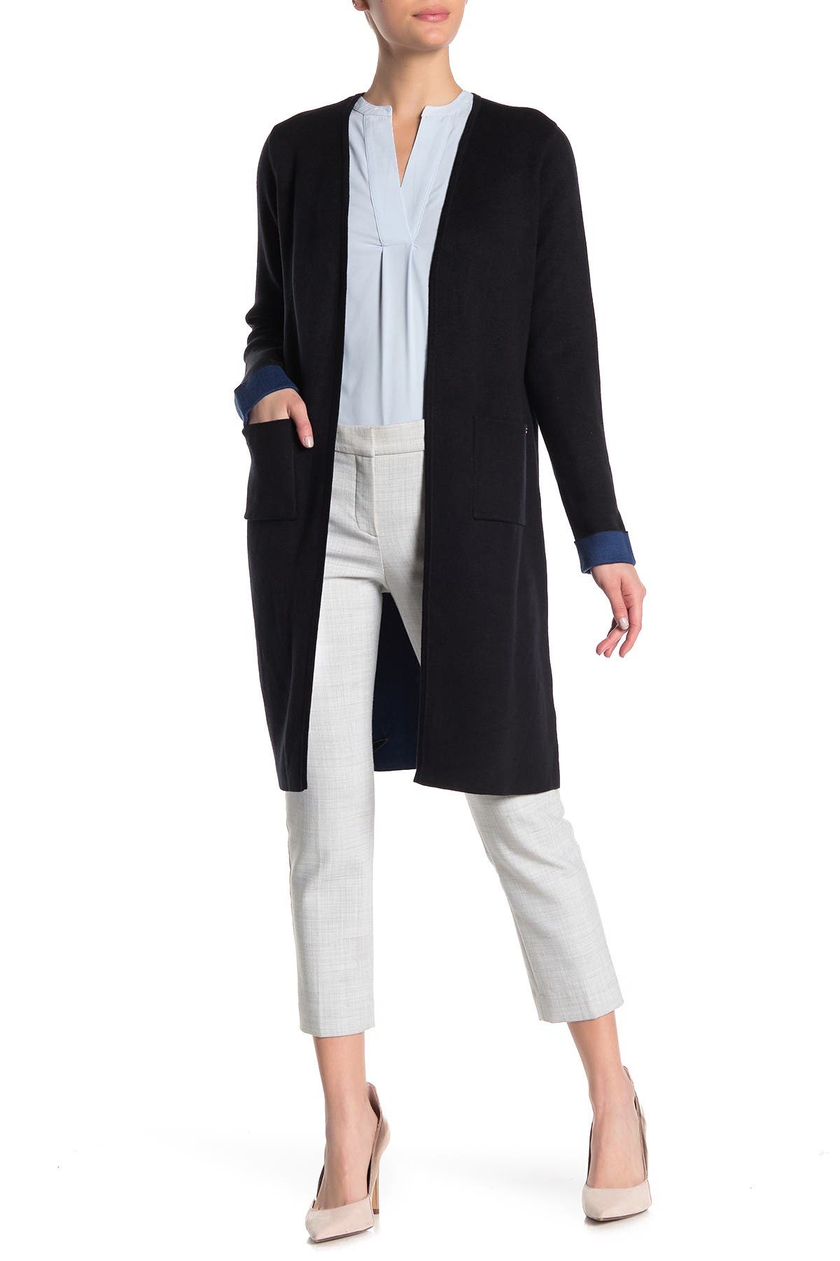 calvin klein long cardigan