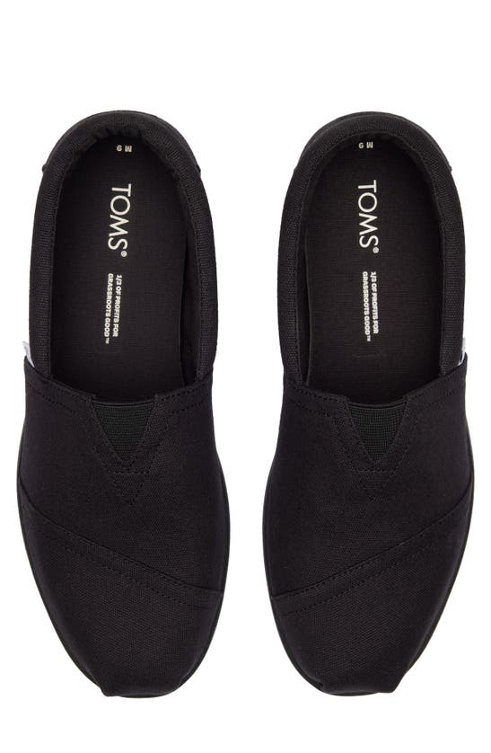 Shop Toms Alp Fwd Slip-on In Black