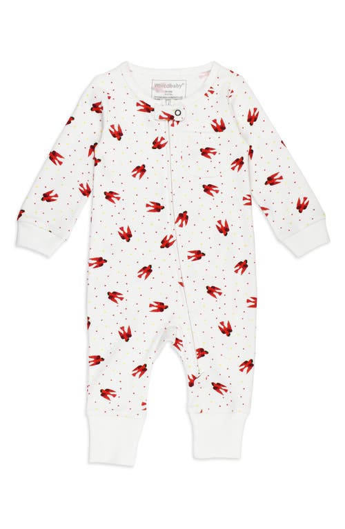 L'Ovedbaby x 'The Very Hungry Caterpillar'™ Organic Cotton Romper in Red Bird 