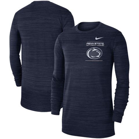 Nike Men's Denver Broncos Sideline Velocity Long Sleeve T-Shirt - Navy - M Each