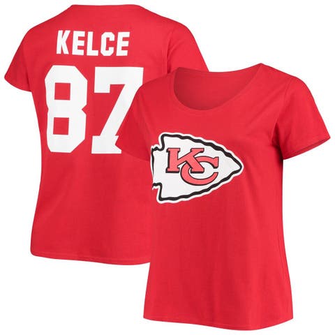 Youth Nike Travis Kelce Red Kansas City Chiefs Super Bowl LV Bound Name &  Number T-Shirt