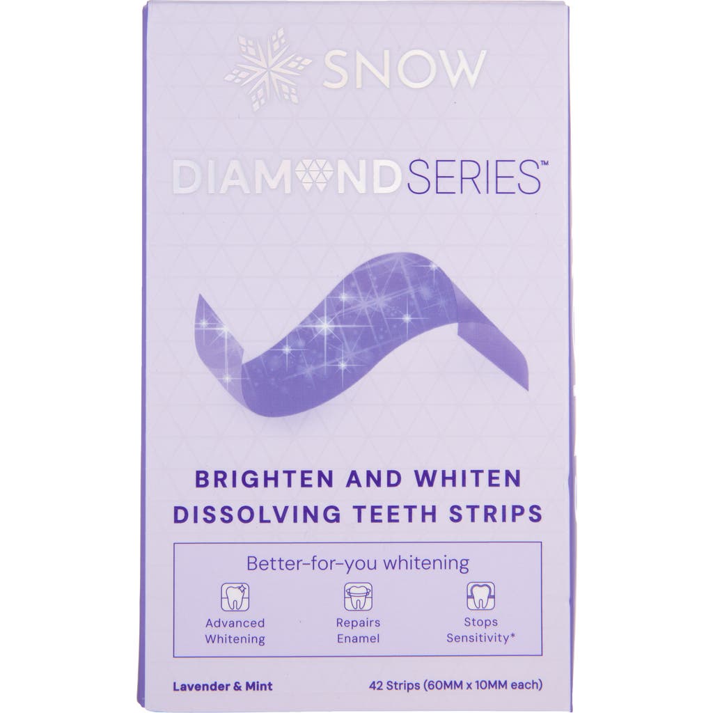 Snow Diamondseries™ Brighten + Whiten Dissolving Whitening Purple Strips In Purple