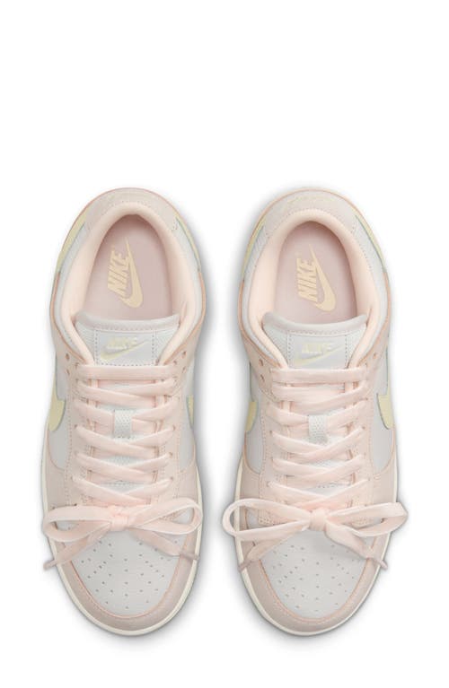 Shop Nike Dunk Low Basketball Sneaker In Light Pink/coconut Milk