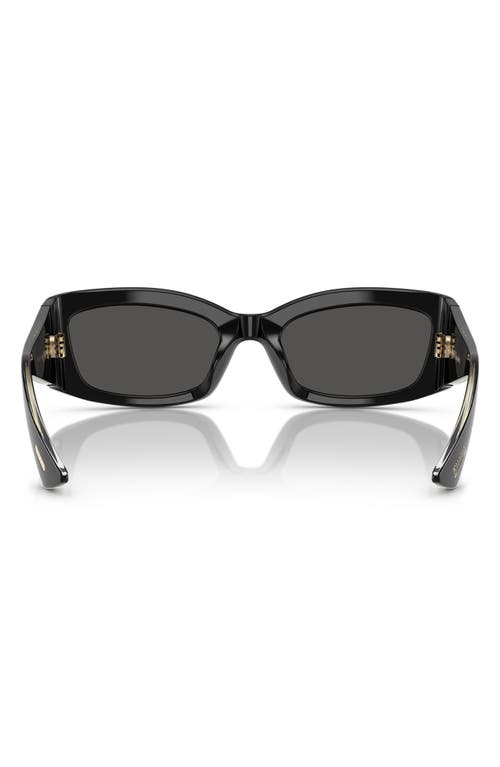Oliver Peoples X Khaite 54mm Pillow Sunglasses In Black