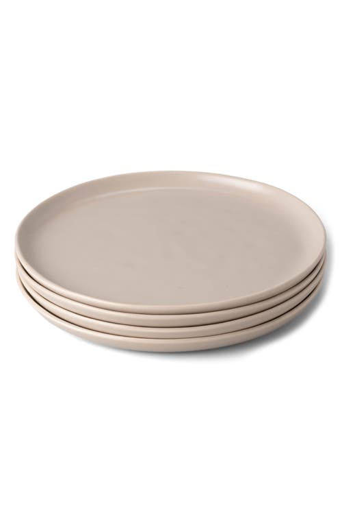 Fable The Set of 4 Salad Plates in Desert Taupe 