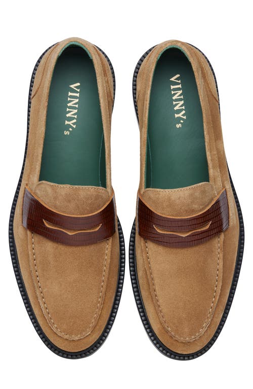 VINNY'S VINNY'S TOWNEE TWO-TONE PENNY LOAFER 