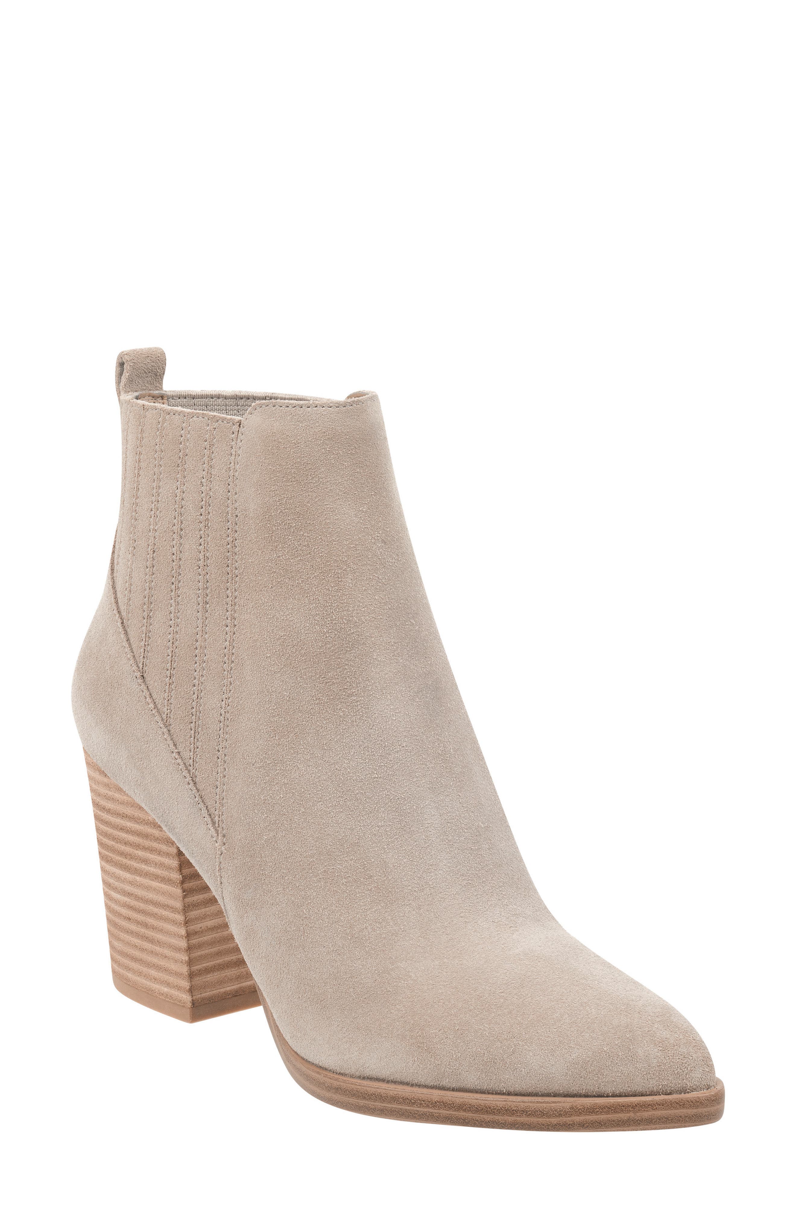 white marc fisher booties