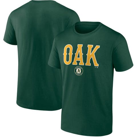 Men's Oakland Athletics Green Hyperlocal Tri-Blend T-Shirt