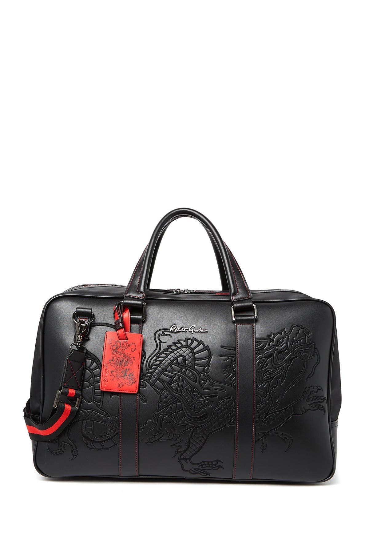Robert Graham Aldo Dragon Duffle Bag In Black