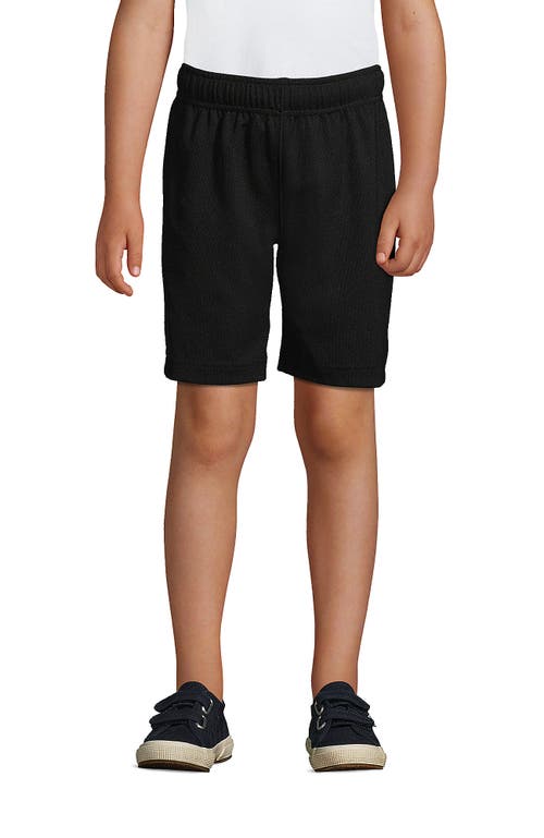 Shop Lands' End School Uniform Boys Mesh Gym Shorts In Black