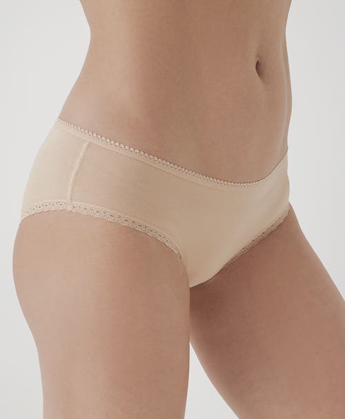 Pact Organic Lace Cheeky Hipster 3-pack In Beloved Basics