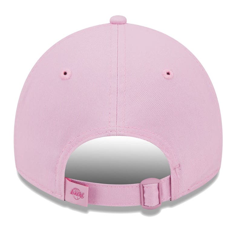 Shop New Era Pink Los Angeles Lakers Colorpack Tonal 9twenty Adjustable Hat
