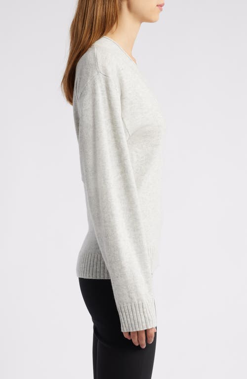 Shop Faithfull The Brand Frederikke Wool & Cashmere Sweater In Grey Marle