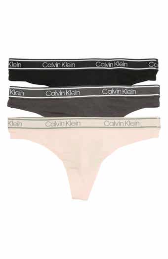 Calvin Klein Women's Micro with Lace Band Hipster Panty, Bare 5