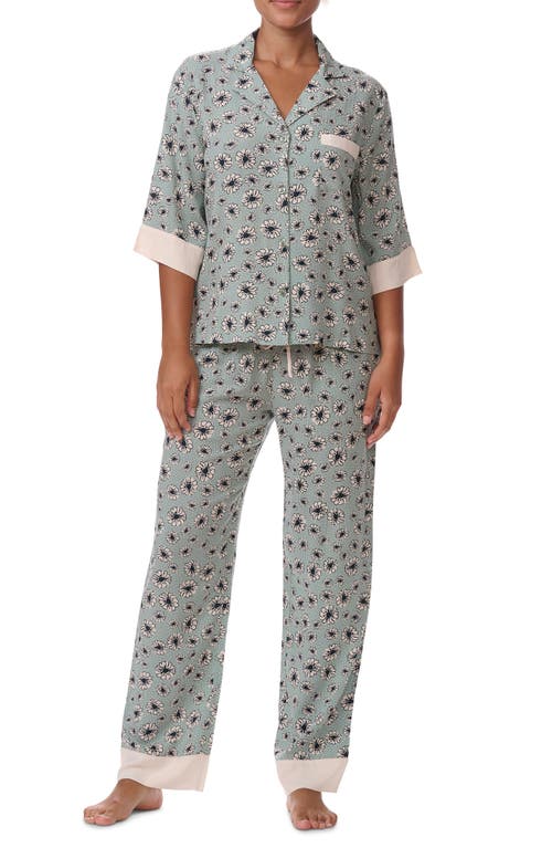Splendid Print Pajamas In Daisy Dot Toss