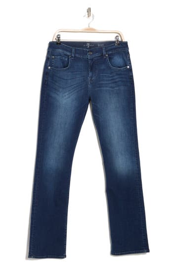Shop 7 For All Mankind Brett Comfort Luxe Bootcut Jeans In Deep Lake