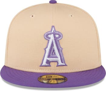 Men's Los Angeles Angels New Era Red 2002 World Series Side Patch 59FIFTY  Fitted Hat