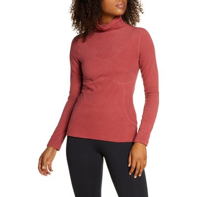Nike Pro Hyperwarm Velour Top, Red