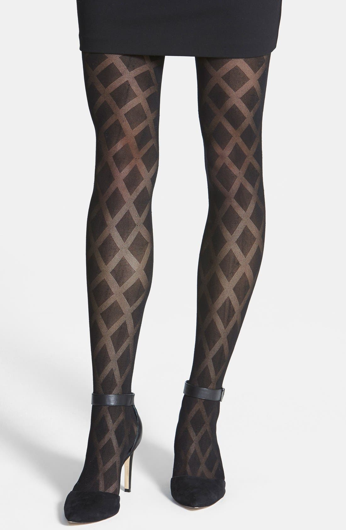 Vince Camuto Sheer Diamond Pattern Tights Nordstrom