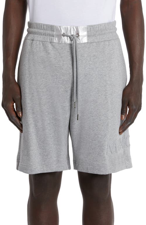 Moncler Logo Patch Sweat Shorts in Gray at Nordstrom, Size X-Large