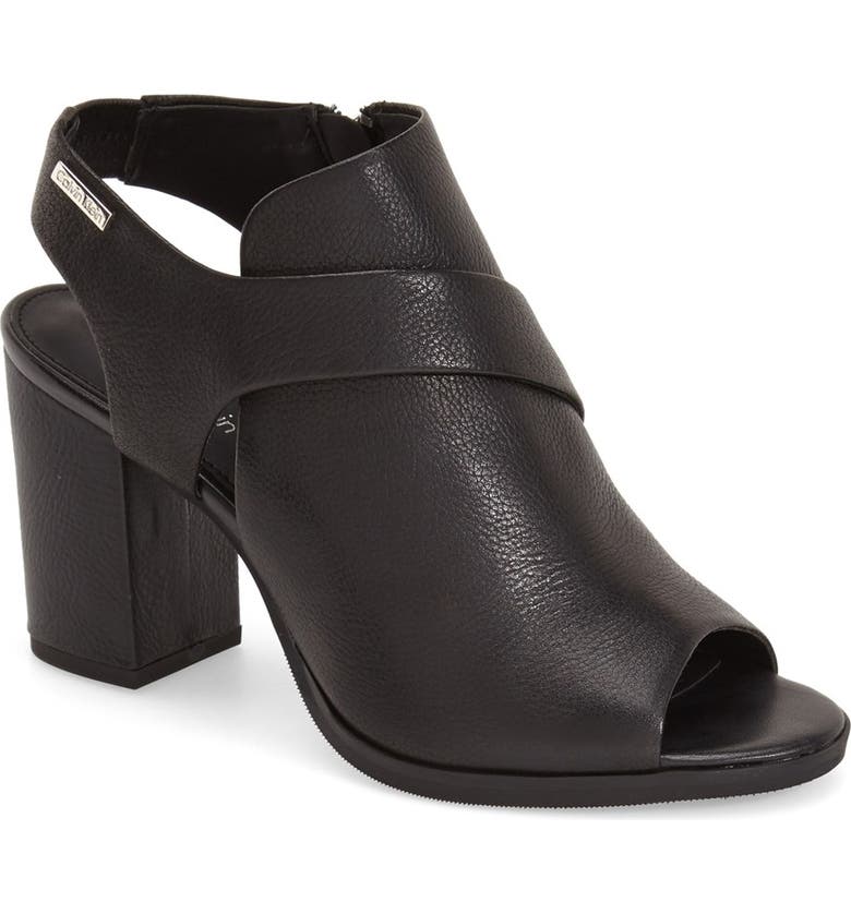 Calvin Klein 'Ellca' Open Toe Bootie (Women) | Nordstrom